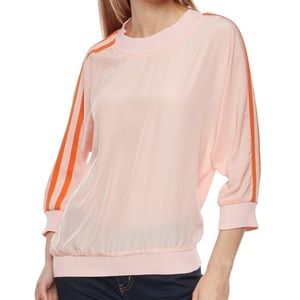 Varsity stripe crew neck